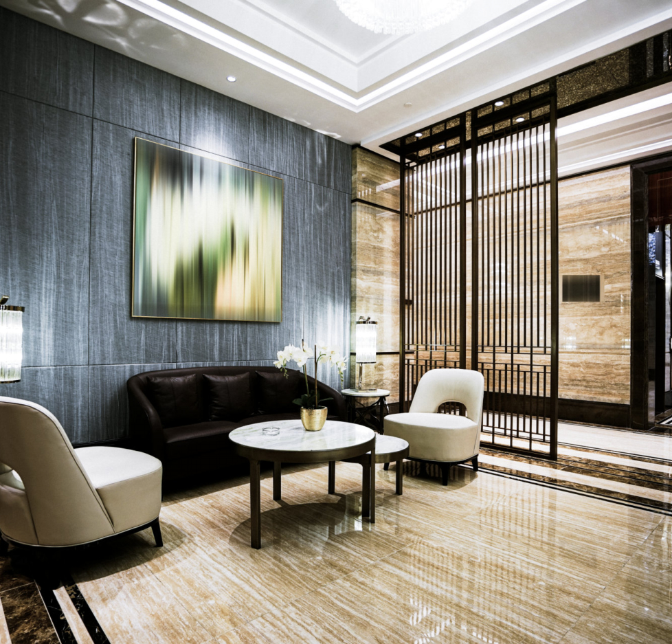 Luxury lobby interior